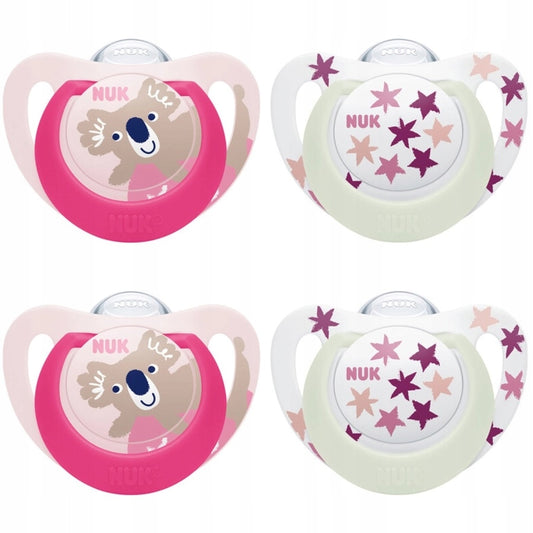 NUK STAR Day&Night soother x2, storage box