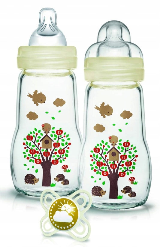 MAM set de démarrage VERRE 3 pièces 0 mois+