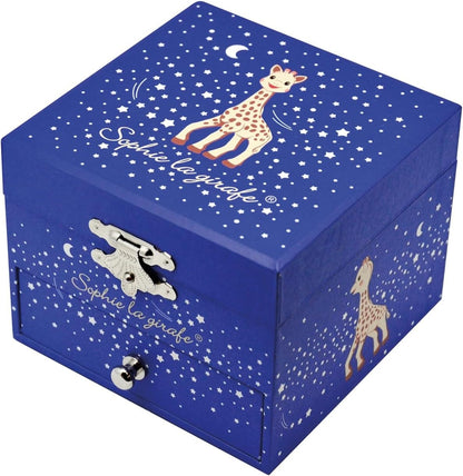 TROUSSELIER wind-up glow-in-the-dark music box SOPHIE LA GIRAFE