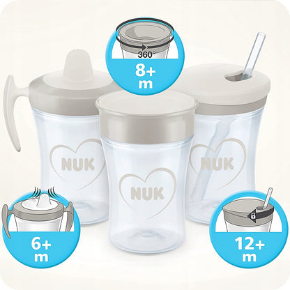NUK Magic Cup HRNEK NEKAPEK 230 ml náustek 360 stupňů
