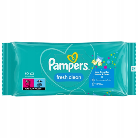 PAMPERS FRESH CLEAN wet wipes x80
