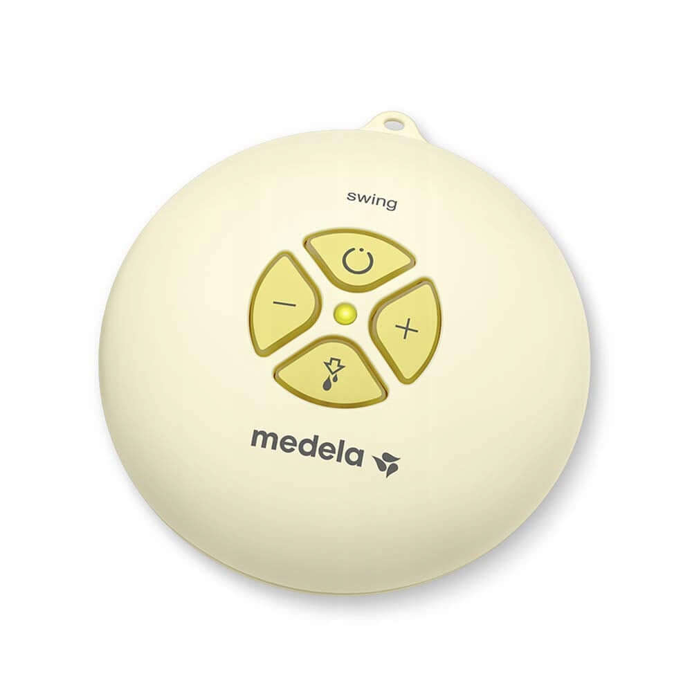 MEDELA Swing Flex 2-fazowy laktator elektryczny U, żółta jednostka sterująca z przyciskami