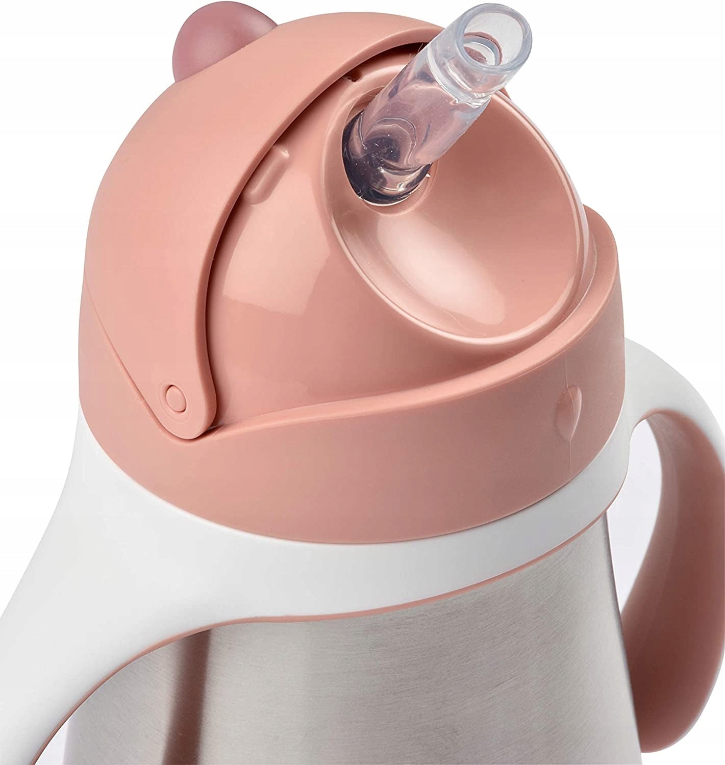 BEABA stainless steel spill-proof straw cup 250 ml