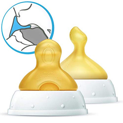 NUK First Choice Plus latexové savičky L x2 na hustou stravu