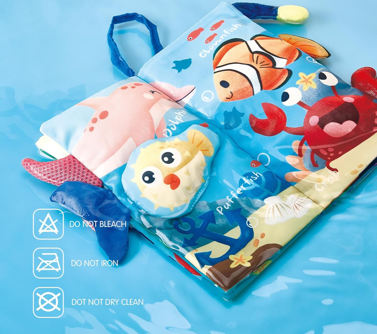 HAHALAND Marine Animals sensory book, pendant