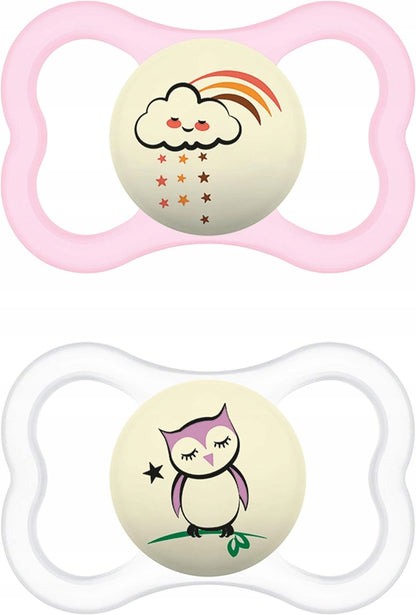 MAM Supreme NIGHTsilicone teat x2glow in the darkage 16 months+siliconeBPA and BPS freepost-sale condition
