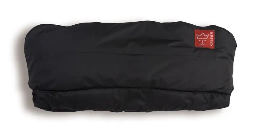 KAISER pram muffWarm fleece inside, wood-resistant top navy blueused condition Keeps hands warmUniversal