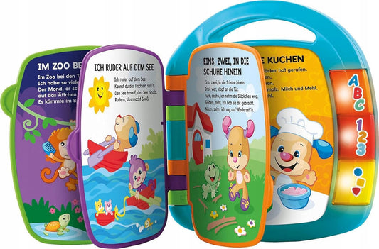 FISHER-PRICE CDH40 elektronická vzdělávací knížka NĚMECKÝ JAZYK