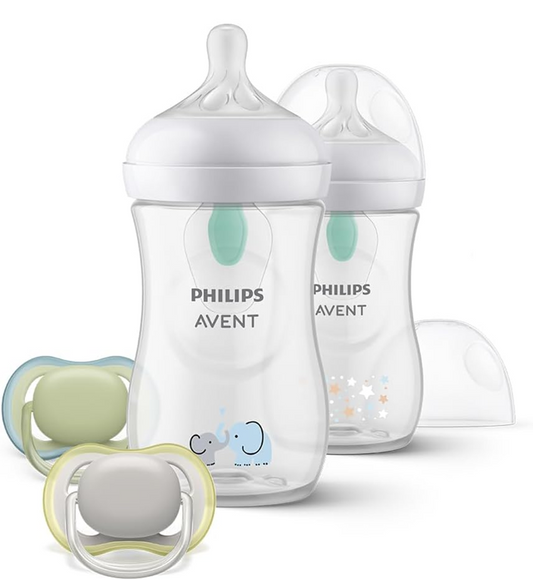 PHILIPS AVENT Natural RESPONSE AIRFREE VENT bottle for newborn, pacifier