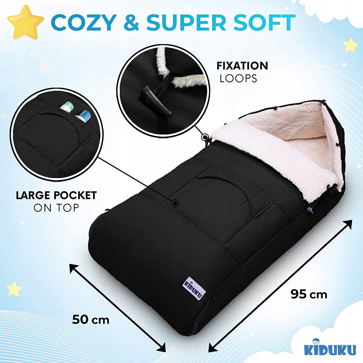 AMO NENES universal footmuff, sleeping bag