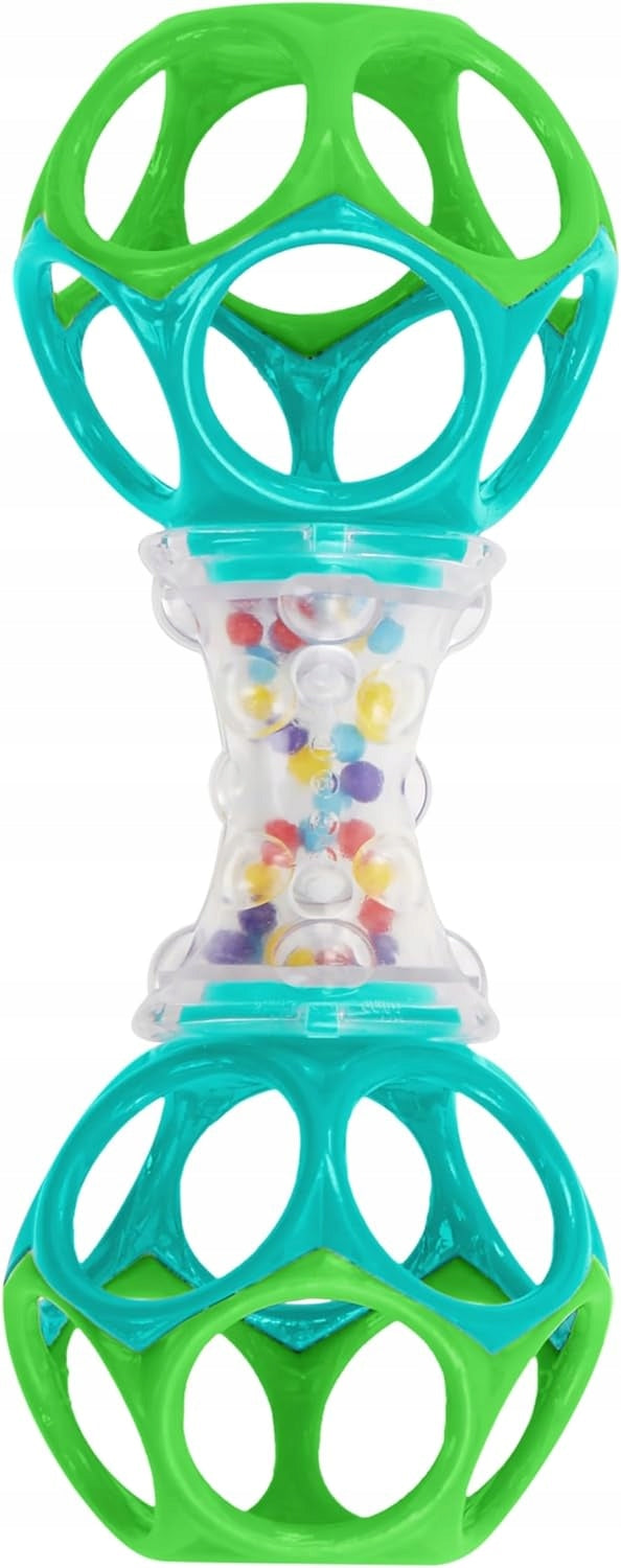 BRIGHT STARTS Oball Shaker teether and grabber with rattle, 14.5 cm