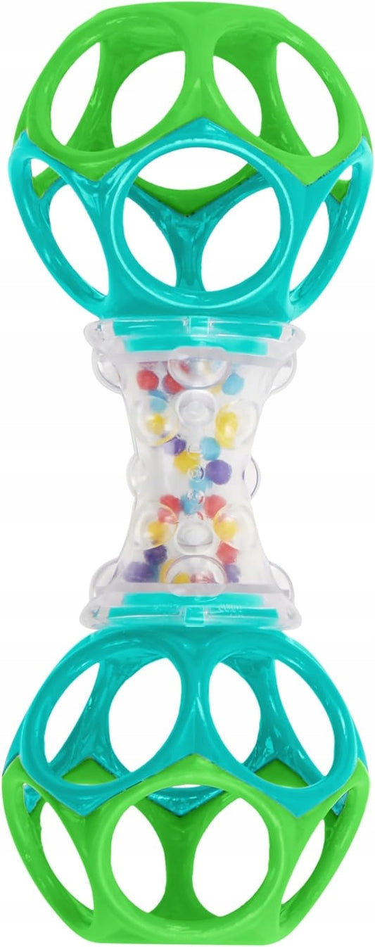 BRIGHT STARTS Oball Shaker rágóka és csörgős fogóka, 14,5 cm