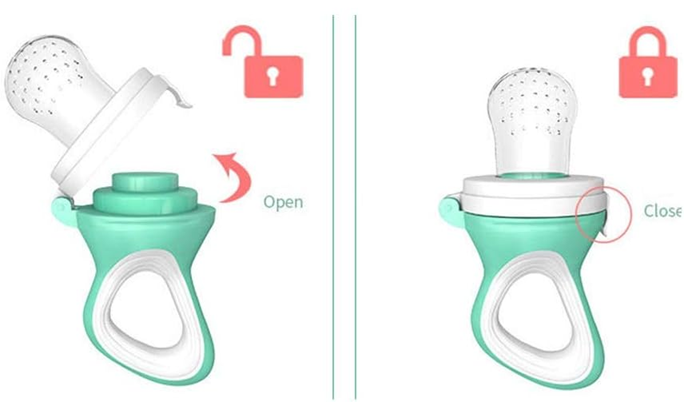 MELARQT fruit feeder teether x2