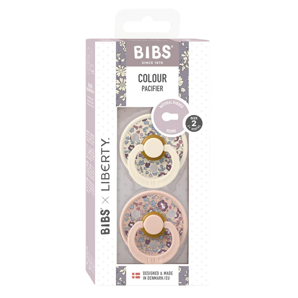 BIBS Eloise Blush Mix kulaté dudlíky x2 6 18m