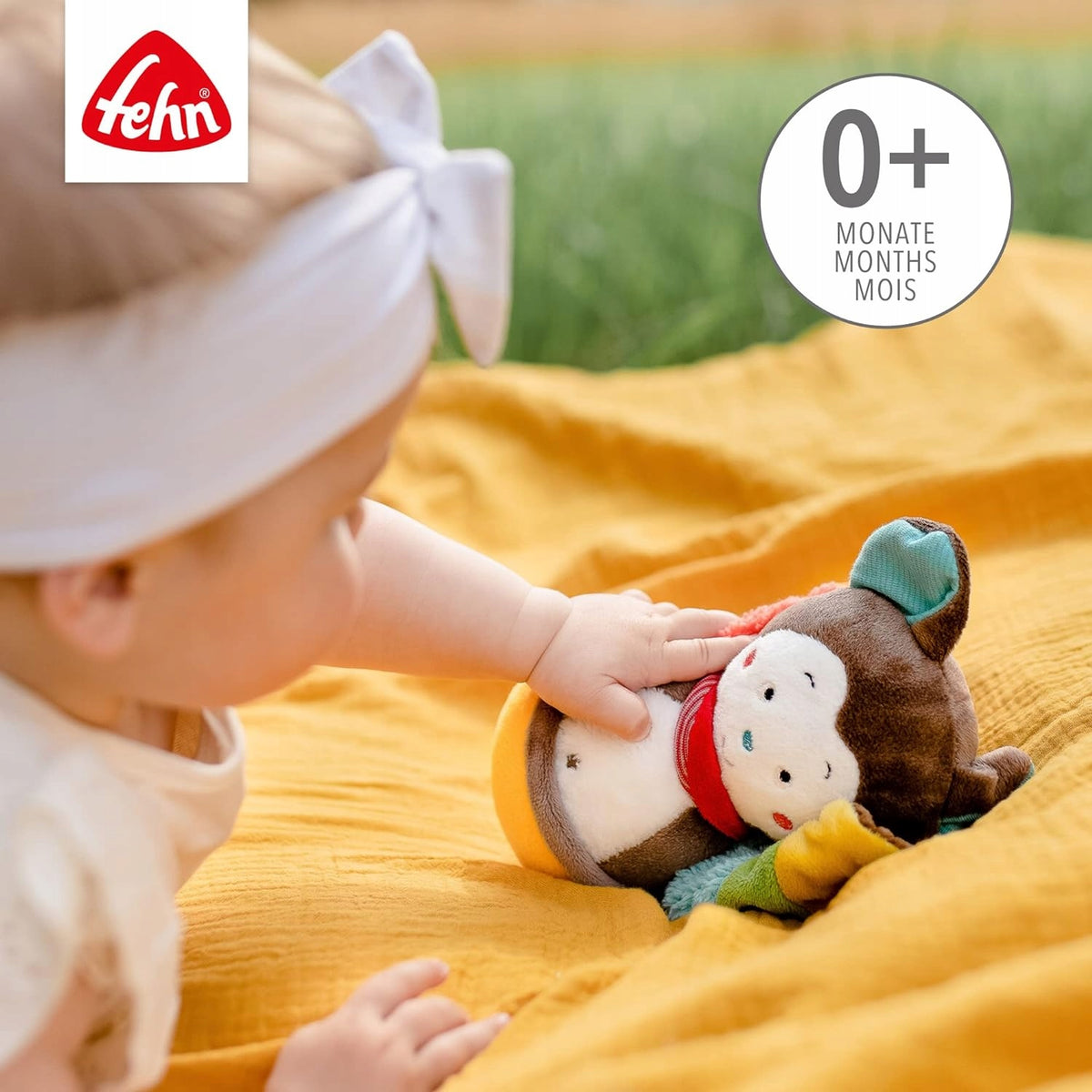 FEHN Bat Wobble Toy 20 cm Rattle
