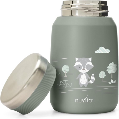 NUVITA 4472lunch thermoscolour green/silvercapacity 500 mlmaterials stainless steel, polypropylene