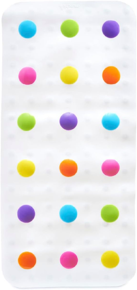 MUNCHKIN Dots gumová protiskluzová koupelnová podložka 36 x 77 cm