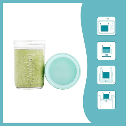 BABYMOOV Babybols ÜVEG tárolóedények 4×220 ml