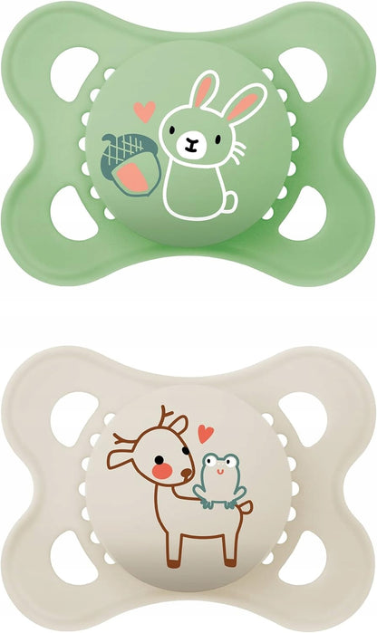 MAM ORIGINAL PURE pacifier x2 0–6m