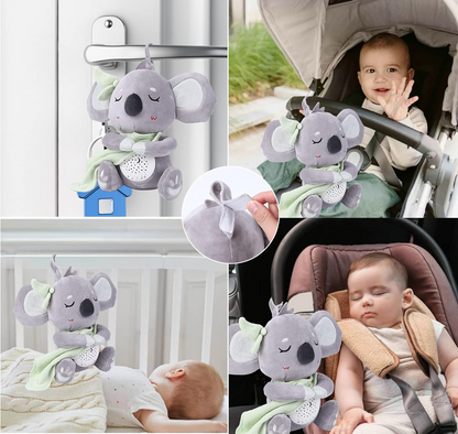 RONIPIC plyšová hračka s projektorem hvězd a 14 zvuky KOALA 25 cm
