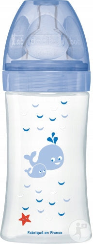 DODIE hasfájás elleni cumisüveg 270 ml, 0–6 hónapos korig