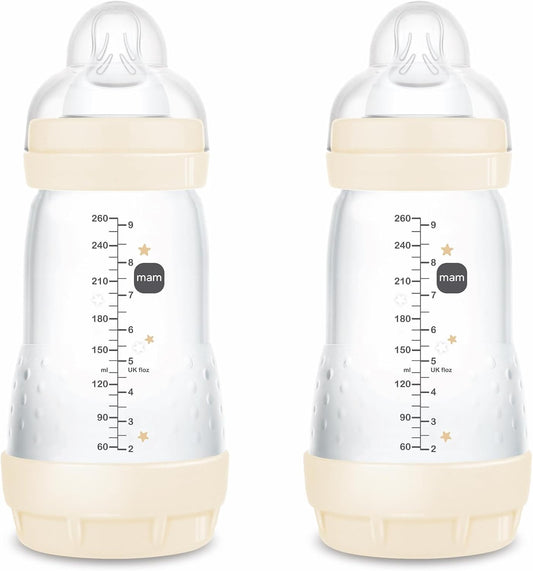 MAM Easy Start kólikaellenes cumisüveg 260 ml, 2 hónapos kortól, 2 db