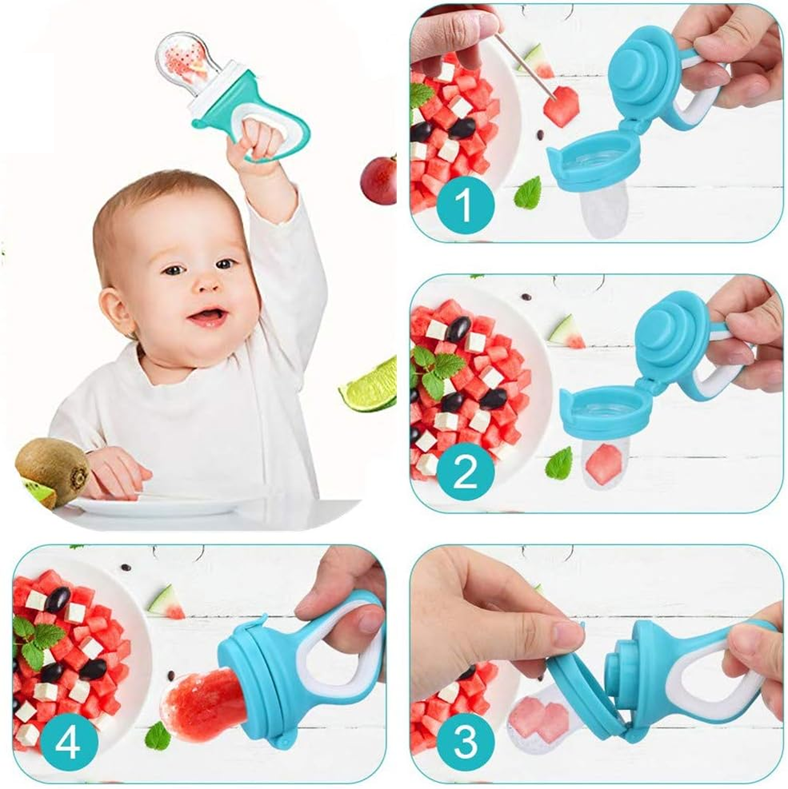 MELARQT fruit feeder teether x2