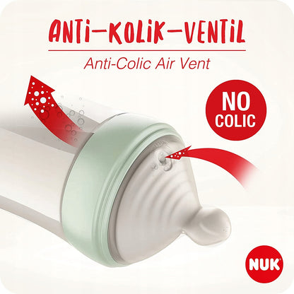 NUK Nature Sense sada lahví 3x, věk 6-18 m
