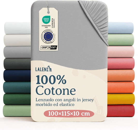 LALENI fitted sheet with elastic corners for playpens 100x115 cm