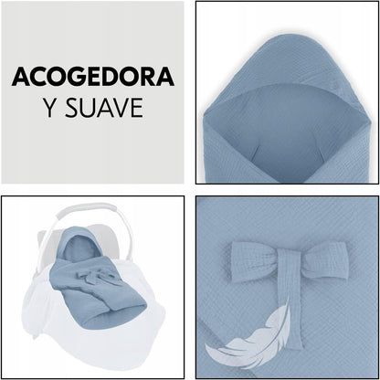 HAUCK SNUGGLE SO COSY car seat and stroller wrap blanket 75x75