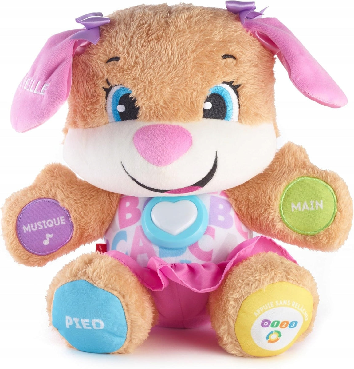 FISHER-PRICE FPP52 sestřička štěňátka učence, francouzský jazyk