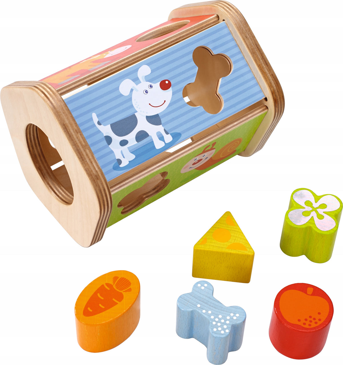 HABA Holz-Steckspiel Tiere, 6-teilig