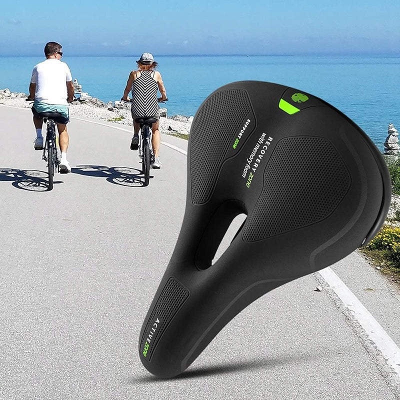 AYAMAYA cyklistické sedlo MTB a trekking z pěny 18,5 x 26 cm