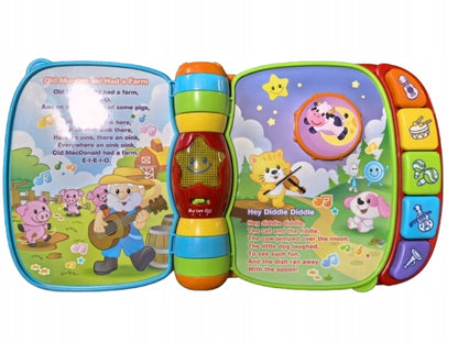 VTECH Rhymes Book elektronická vzdělávací knížka ANGLICKÝ JAZYK