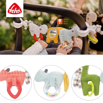 FEHN řetízek závěsný na kočárek, postýlku, autosedačku LOOPY & LOTTA 55 cm
