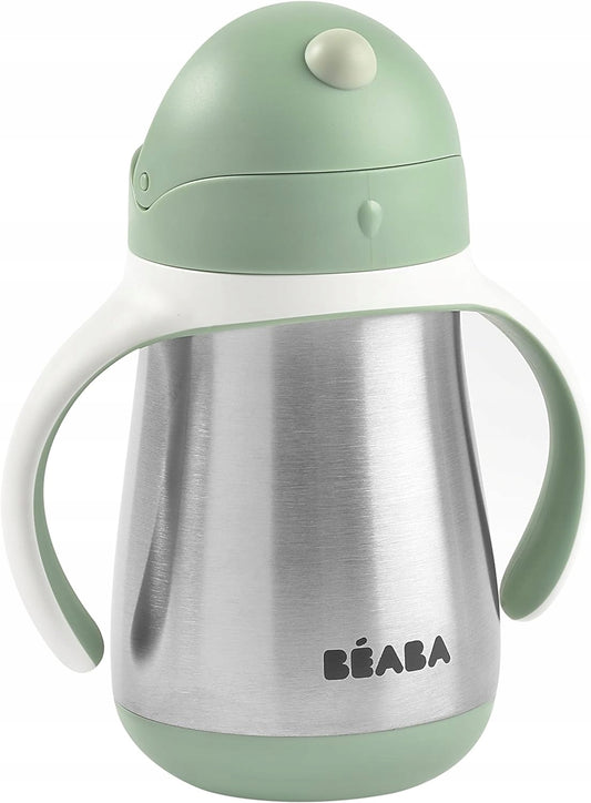 BEABA Ανοξείδωτο Ποτήρι με Καλαμάκι 250 ml