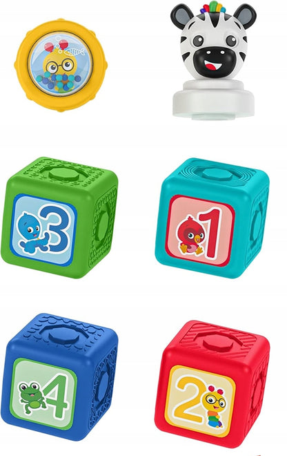BABY EINSTEIN Connectables Add & Stack klocki magnetyczne 6 sztuk – zdjęcie produktu 6