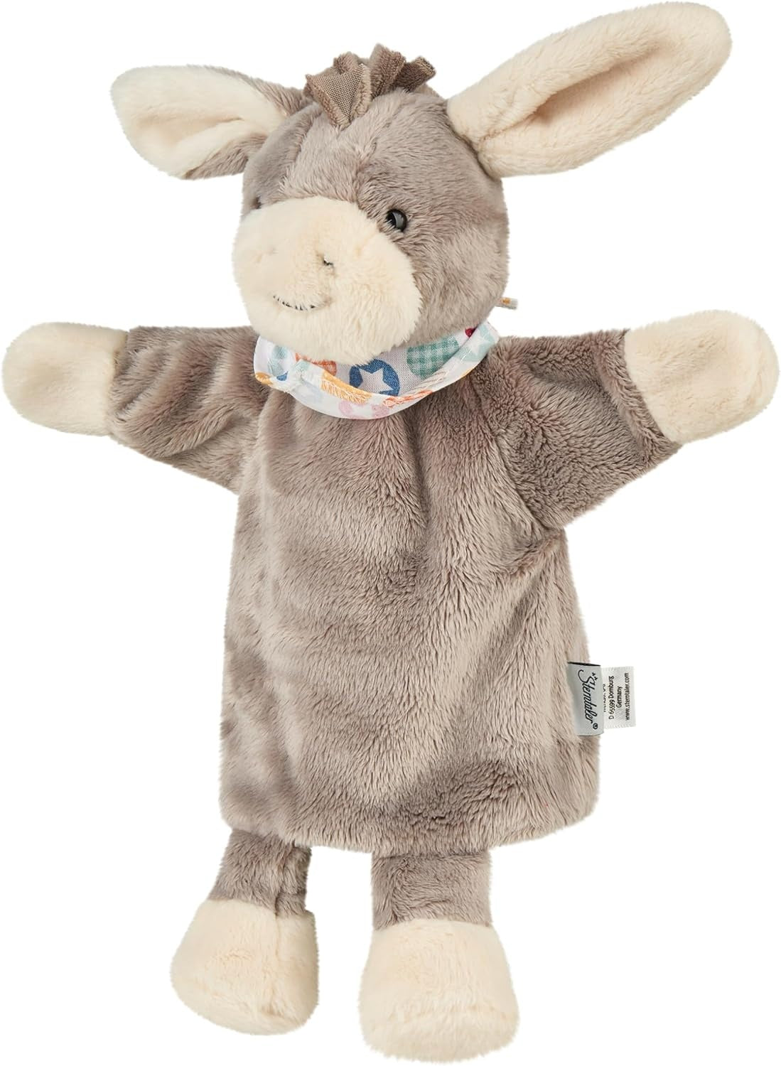 STERNTALER plush finger puppet for role play Donkey Emmi 34 cm