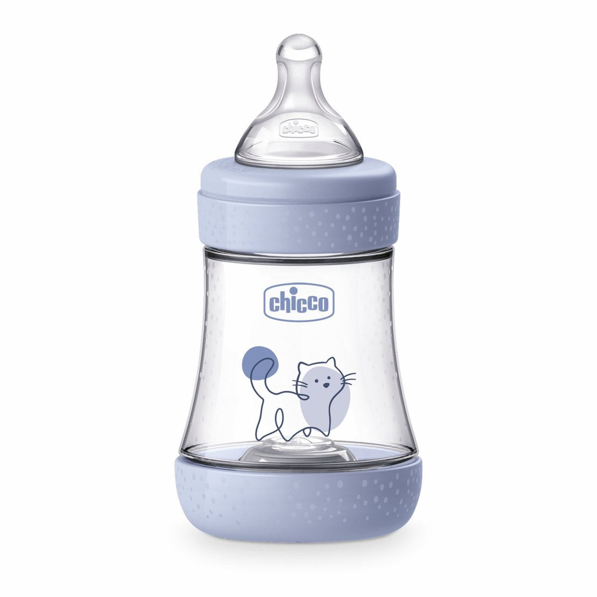 Chicco Perfect5 láhev 150 ml pomalý průtok modrá 0m