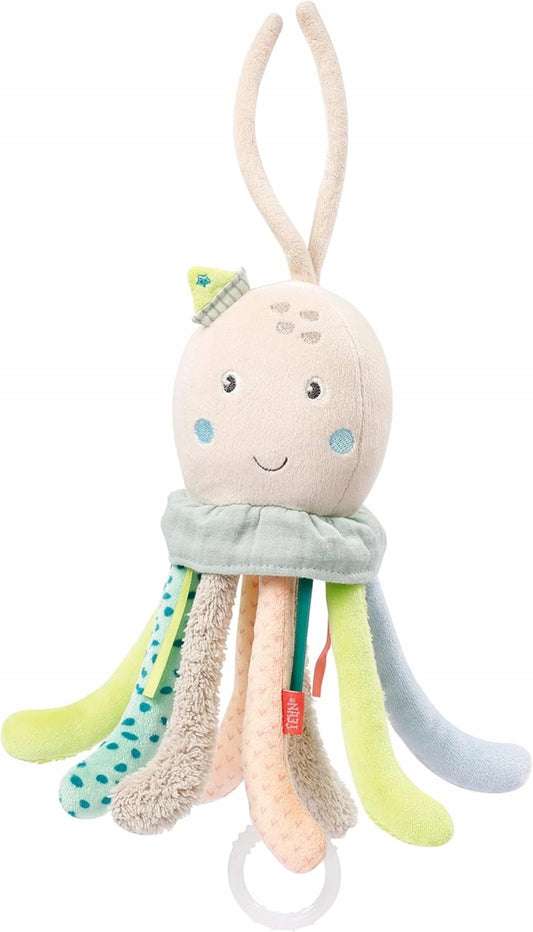 FEHN mazlíček závěsný s hracím strojkem CHOBOTNICE 24 cm