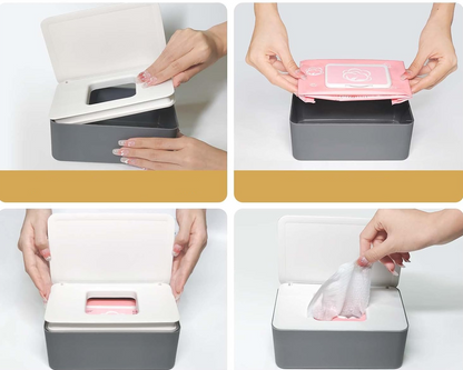 WET WIPES CONTAINER 12.3 x 18.7 cm x 7 cm