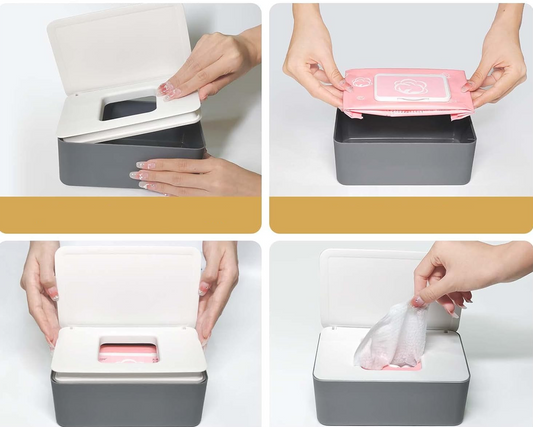 WET WIPES CONTAINER 12.3 x 18.7 cm x 7 cm