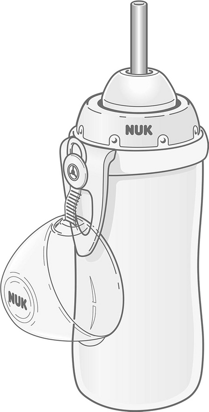 NUK 2 spouts and 2 straws for FLEXI CUP