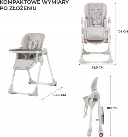 KINDERKRAFT YUMMY jídelní židlička s pultíkem