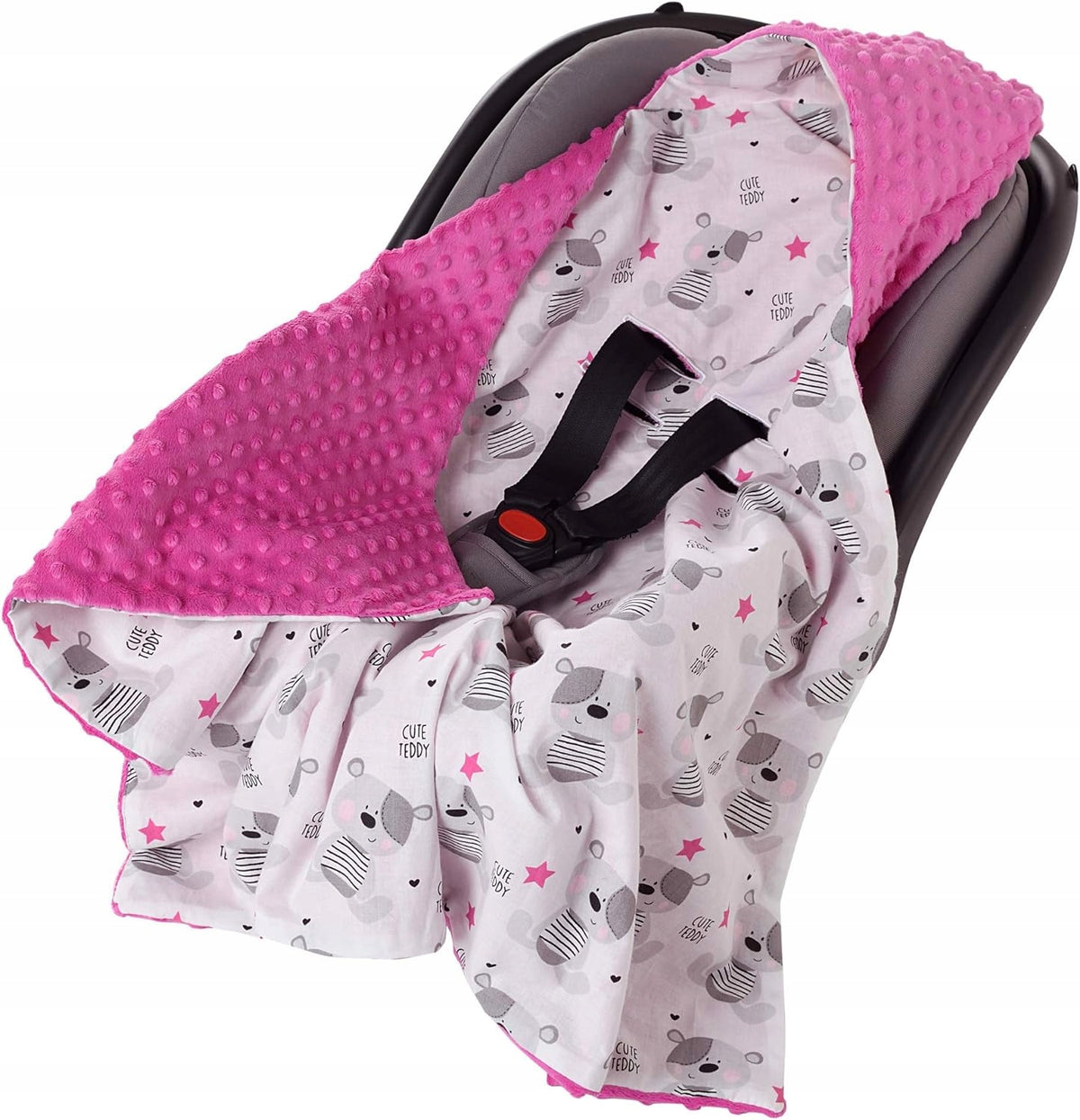 MEDIPARTNERS MINKY car seat wrap blanket