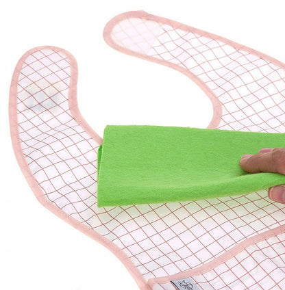 LASSIG 2-pack velcro fastening bib