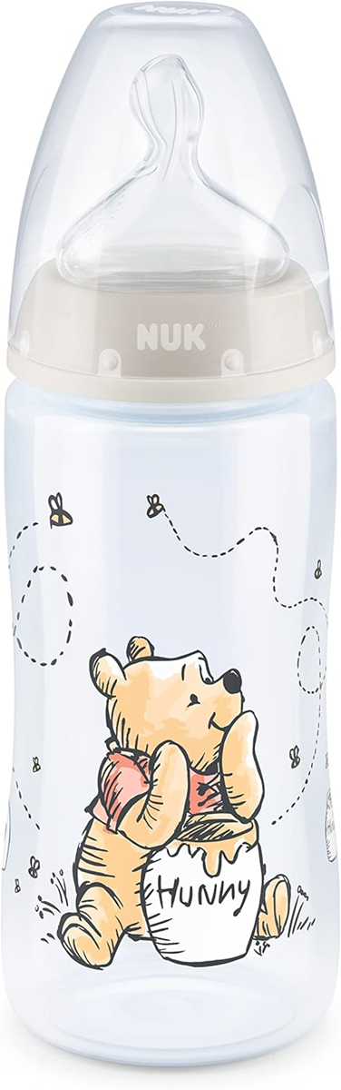 NUK First Choice+ 0-6 m LAHEV 300 ml ukazatel teploty MEDVÍDEK PÚ