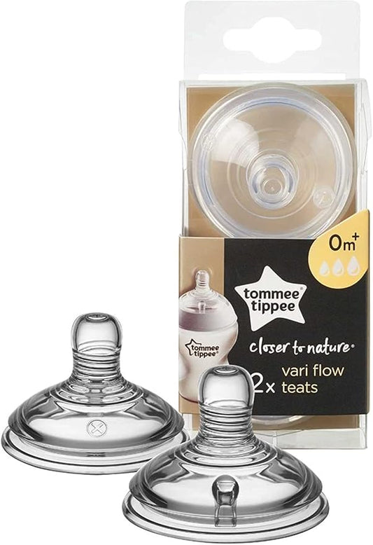 TOMMEE TIPPEE sucettes 0m+ x2 VariFlow Closer to Nature
