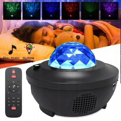 VOKSUN LEDstar projector, aurora effect + remote controlage 0 +colour blackpackaging dimensions approx. 17 x