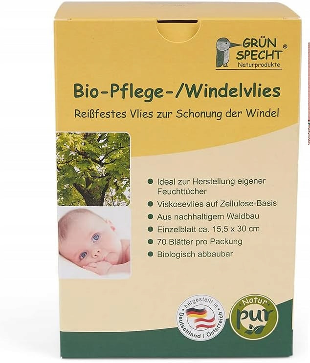 GRUNSPECHT Bio ubrousky do plen x70 biologicky rozložitelné
